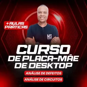 Capa de Curso Reparo Placa Mãe Desktop Magnata Silva: Baixe Agora!