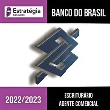 Capa de Baixar Banco do Brasil Escriturário: Estratégia 2023 Completa