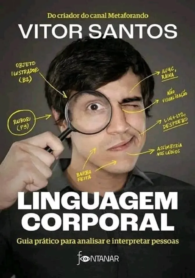 Capa de Baixar Curso Análise Linguagem Corporal Vitor Santos Completo