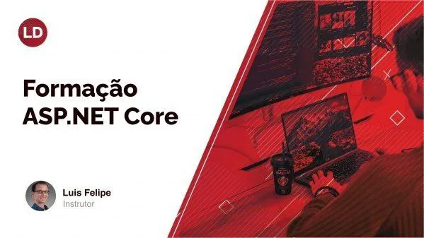 Capa de Formação ASP.NET Core: Baixar Curso Completo Luis Dev
