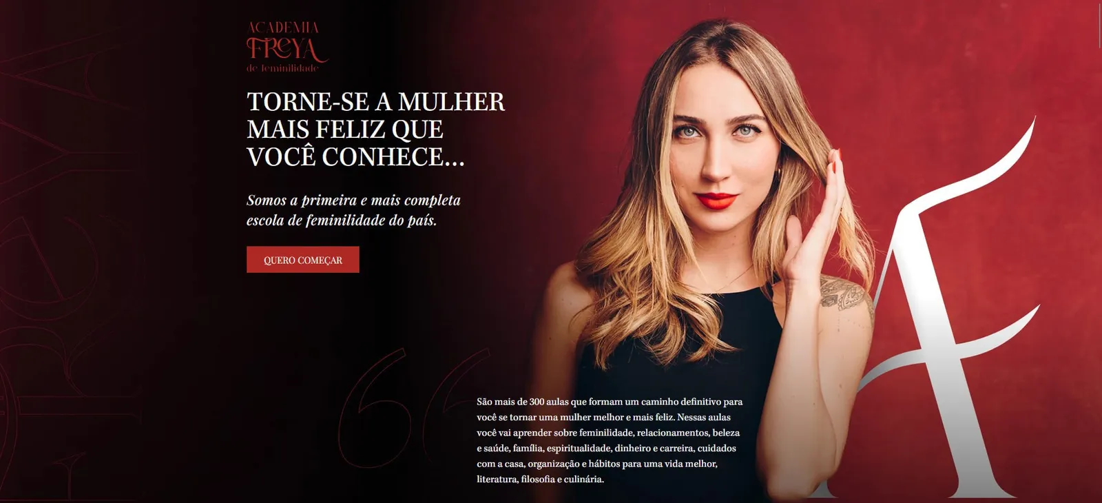 Capa de Academia Freya de Feminilidade PDF Download Nicole Mallmann