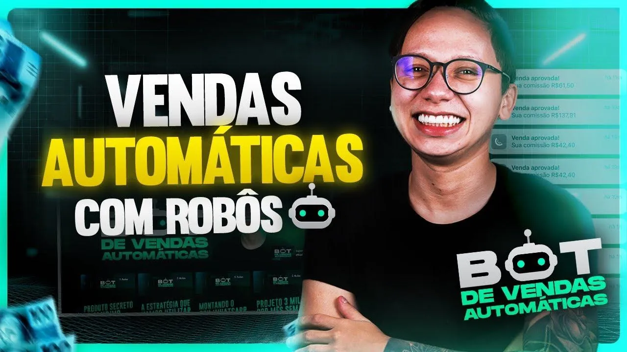 Capa de Baixar Bot de Vendas Automáticas Natan Sousa – Curso Completo