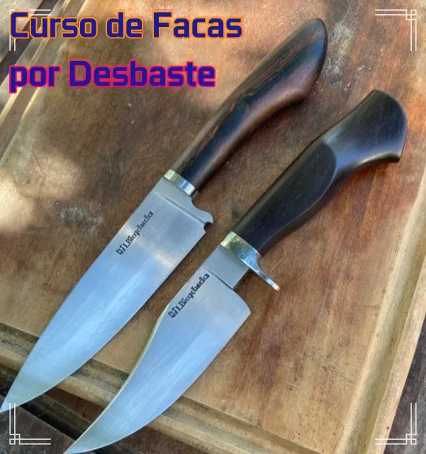 Capa de Facas por Desbaste Gilson Bortolini: Baixar Curso Completo Agora!
