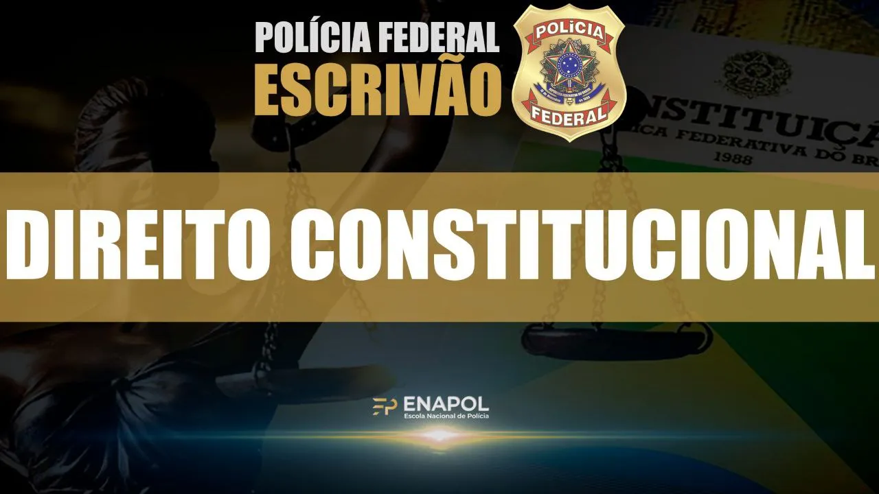 Capa de Agente PF Direito Constitucional: Baixe Agora o Conteúdo Completo