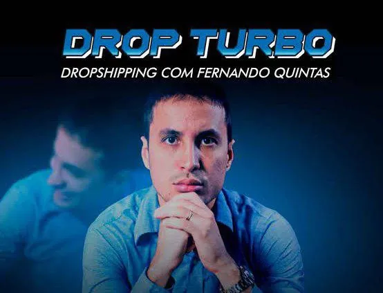 Capa de Drop Turbo Fernando Quintas: Baixar Curso Completo Rápido!
