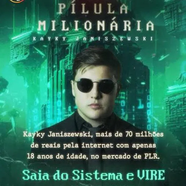 Capa de Baixar Pílula Milionária Kayky Janiszewski: Conteúdo Completo e Download Exclusivo