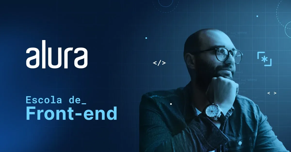 Capa de Baixar Curso Front End Javascript Alura 2021 Completo (19GB)