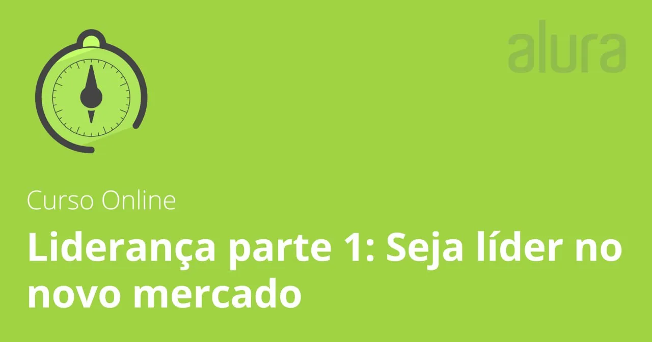 Capa de Liderança no Novo Mercado Alura: Baixe o Curso Completo Agora!