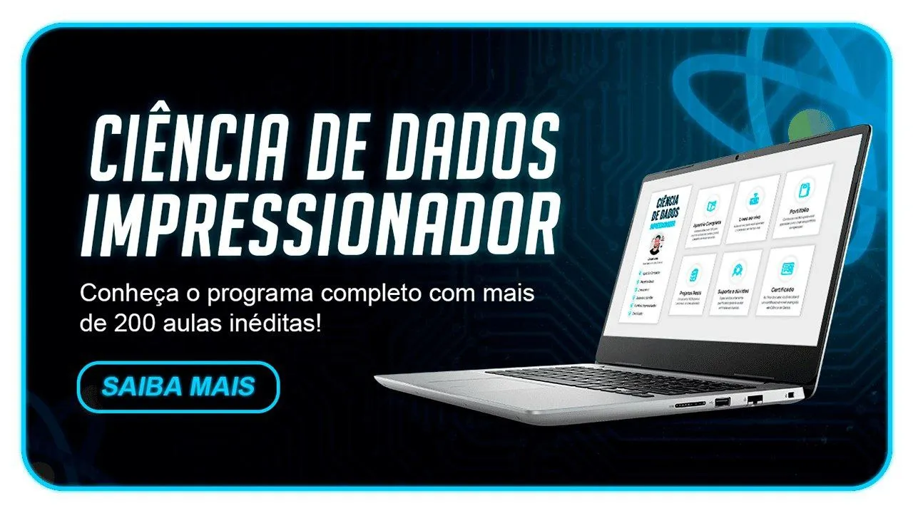 Capa de Baixar Ciência de Dados Impressionador: Curso Completo 2023!
