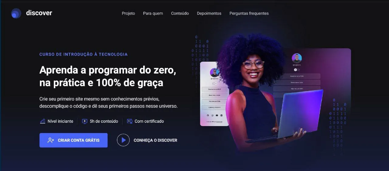 Capa de Rocketseat Trilha Discover: Baixe o Curso Completo Agora!