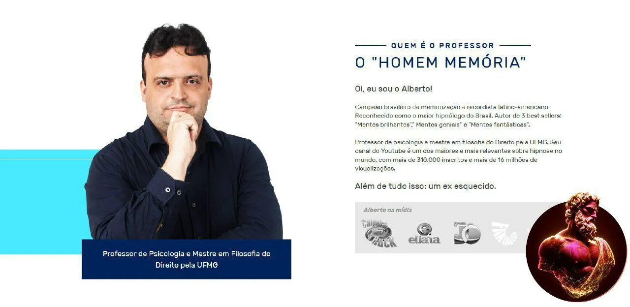 Capa de Baixar Curso Alberto Dell’Isola: Acelere sua Memória