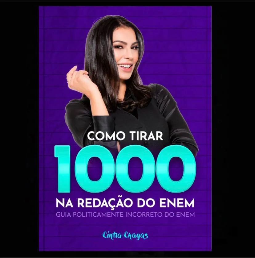 Capa de Baixar Curso Cíntia Chagas: 1000 no ENEM em PDF