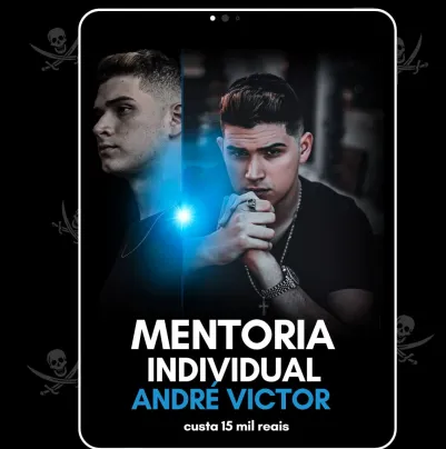 Capa de Mentoria André Victor Download: Escala e Infoprodutos | Baixar Conteúdo