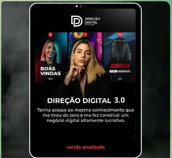Capa do Produto: DIREÇÃO DIGITAL 3.0 - ANA JORDS (VERSÃO ATUALIZADA)