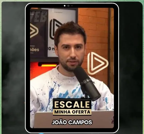 Capa do Produto: ESCALE MINHA OFERTA (2024) - JOÃO CAMPOS
