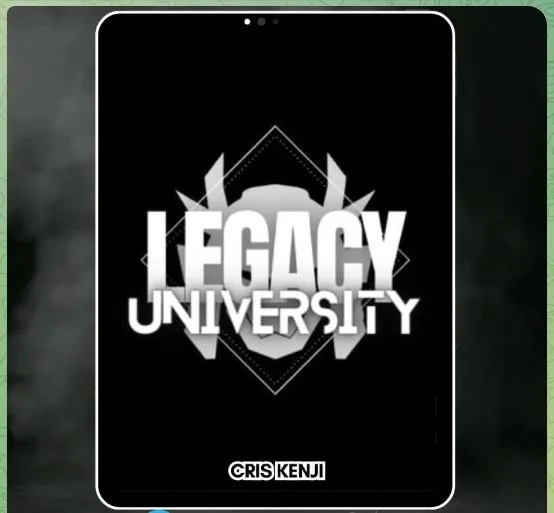 Capa do Produto: LEGACY UNIVERSITY - CRIS KENJI